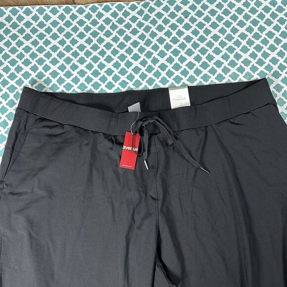 Avenue Leisure Leggings Women’s Size 22/24 Black 7/8 Length Cropped‎ - Picture 1 of 16